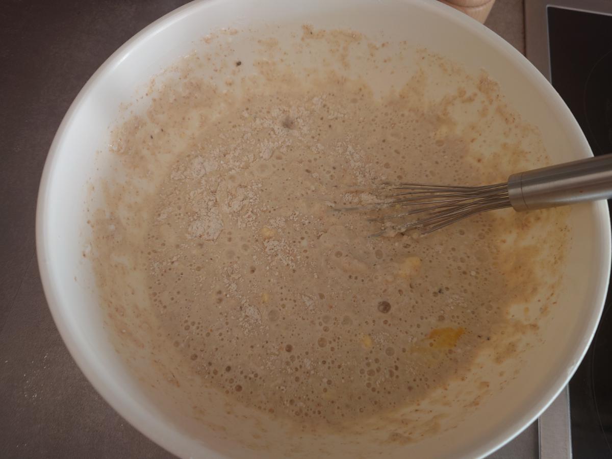 Wet and dry combined into a batter